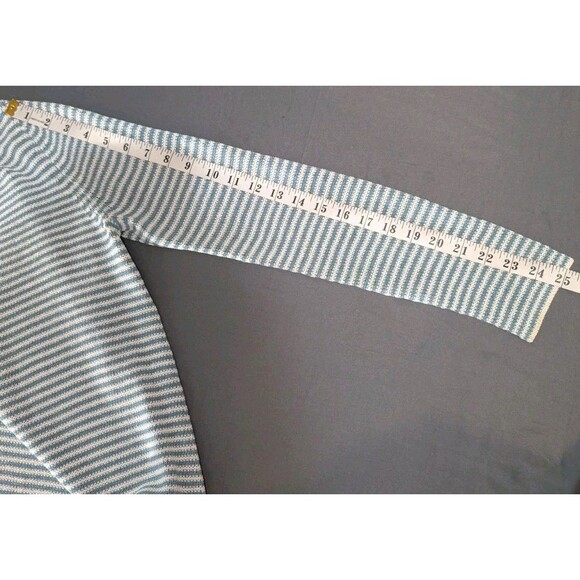 J McLaughlin Sweater Womens Medium Callum Knit Havana Yarn Beach Nautical Luxury - Picture 8 of 8